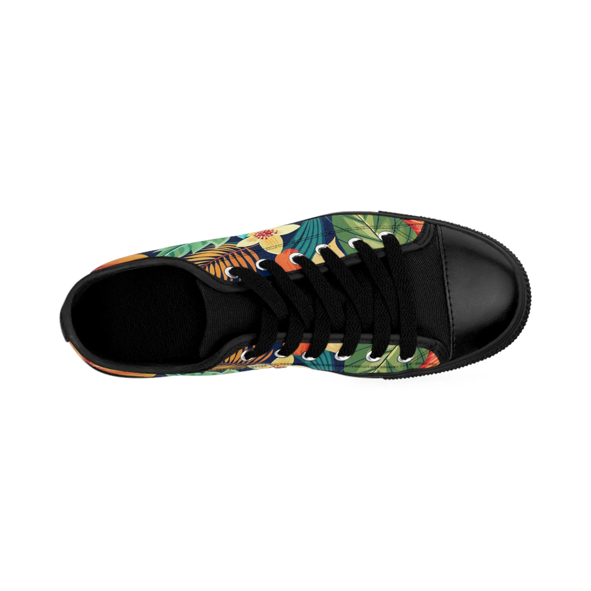 Abstract Colorful Plants Men's Sneakers