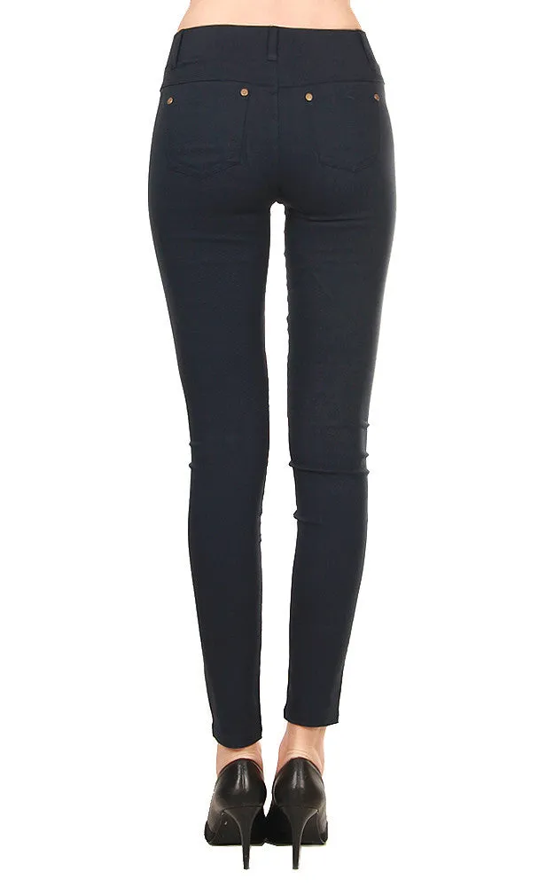 AL16773 Navy Stretch Jeggings