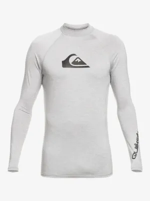 All Time Long Sleeve Upf 50 Rashguard - Sleet Heather