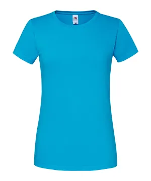 Azure Blue - Women's Iconic 195 ringspun premium t-shirt