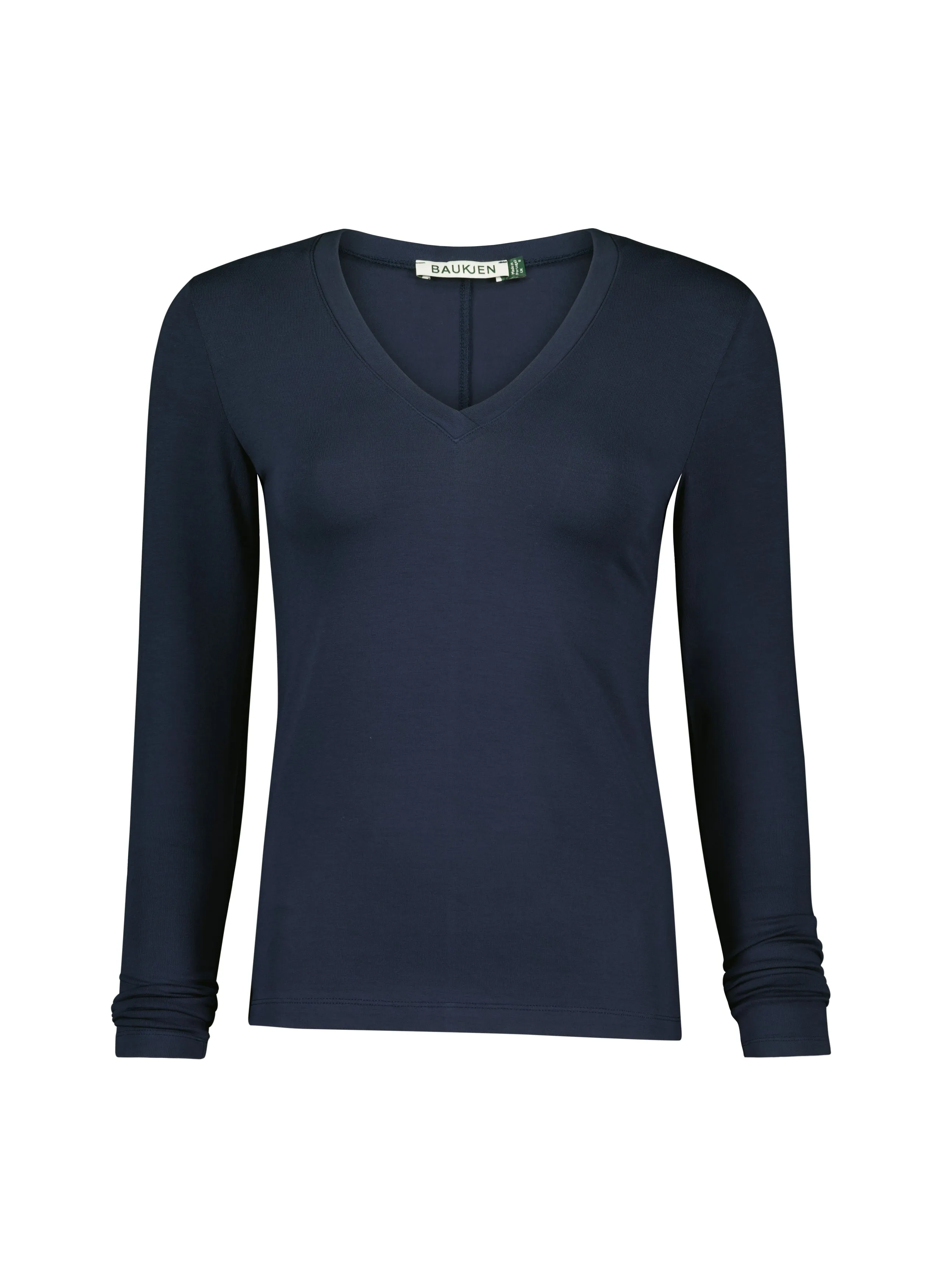 Baukjen Essentials Long Sleeve V-Neck Top with LENZING™ ECOVERO™