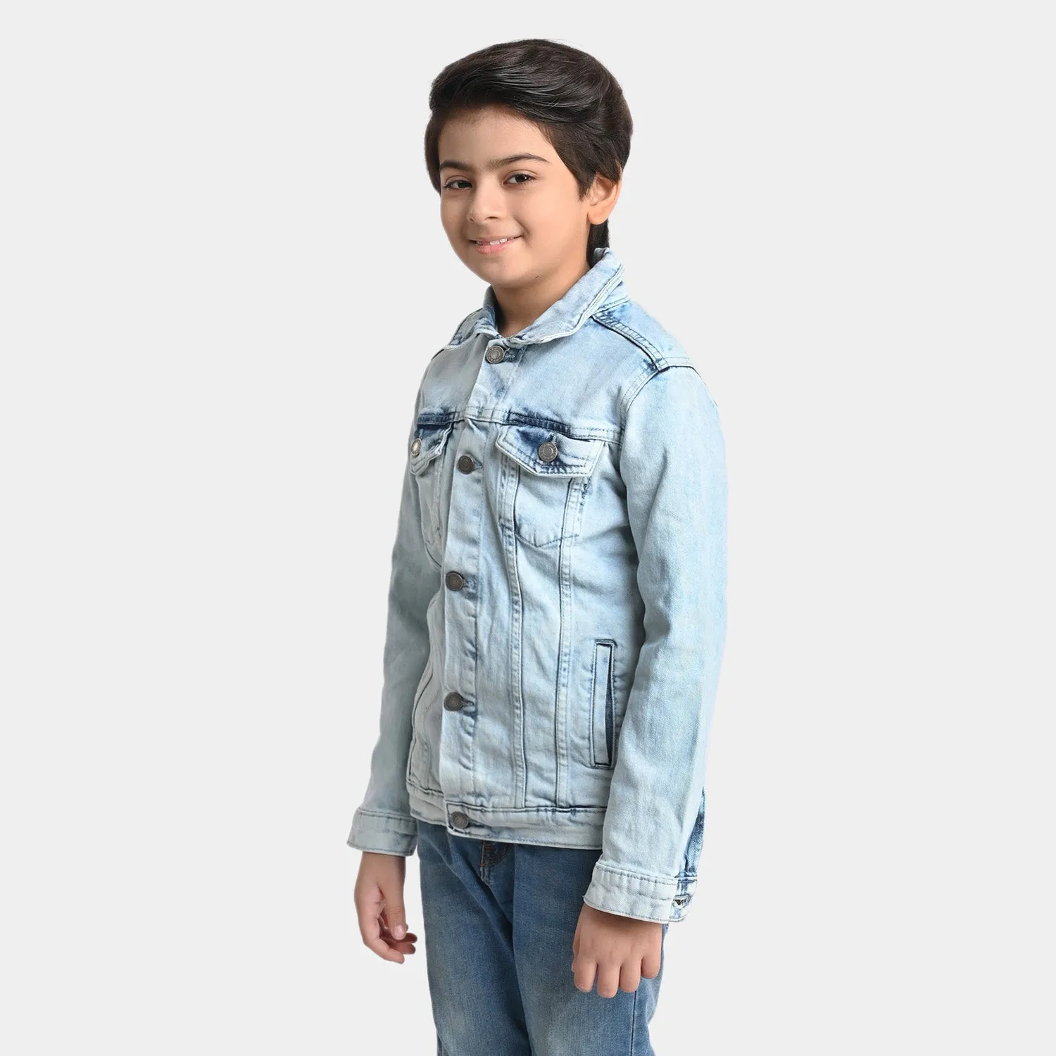 Boys Denim Jacket Eternal - Ice Blue