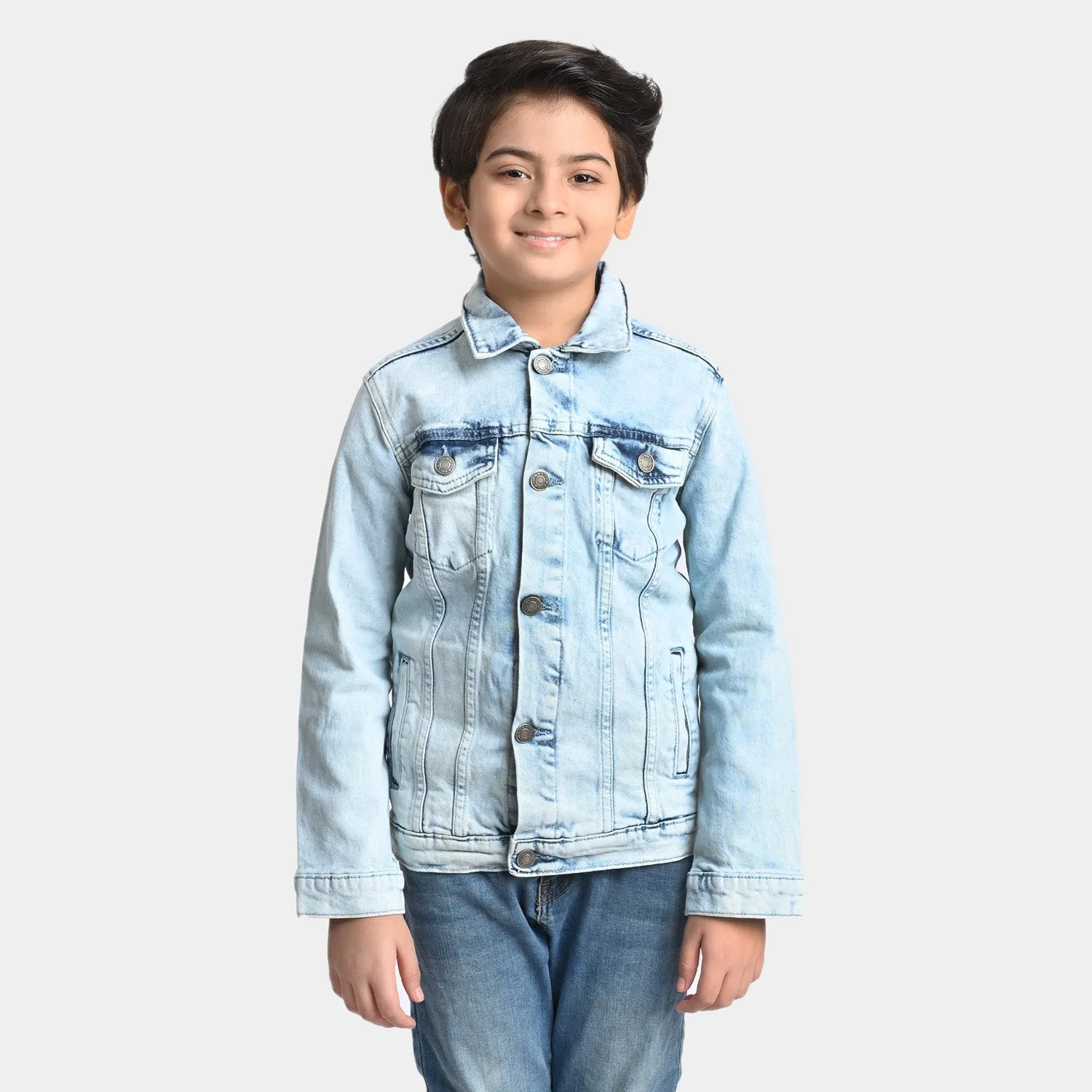 Boys Denim Jacket Eternal - Ice Blue