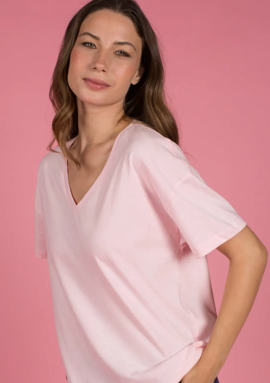 Camiseta Comfy Rosa