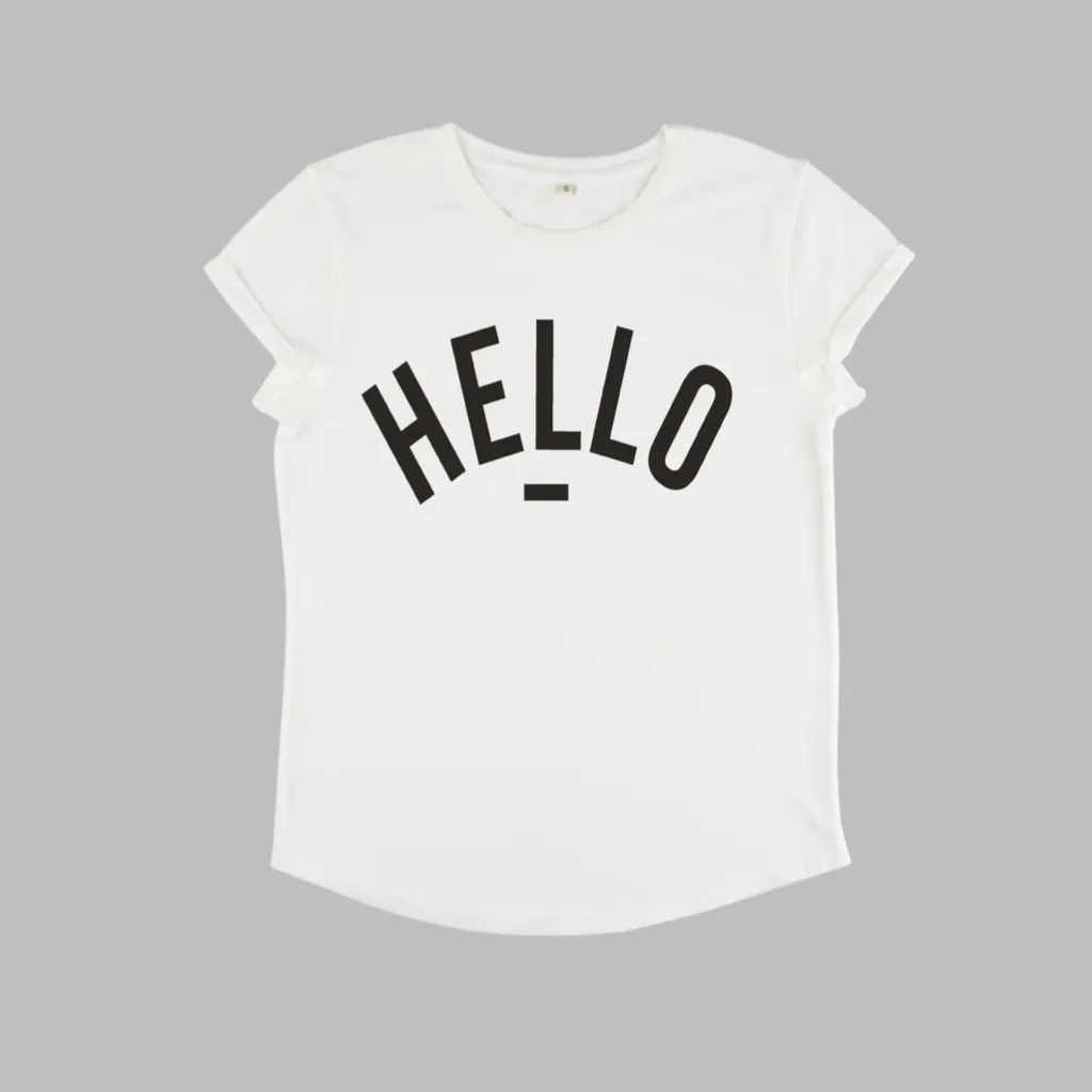 Classic White Hello T-Shirt