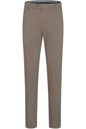 Cotton Stretch Pants - Taupe