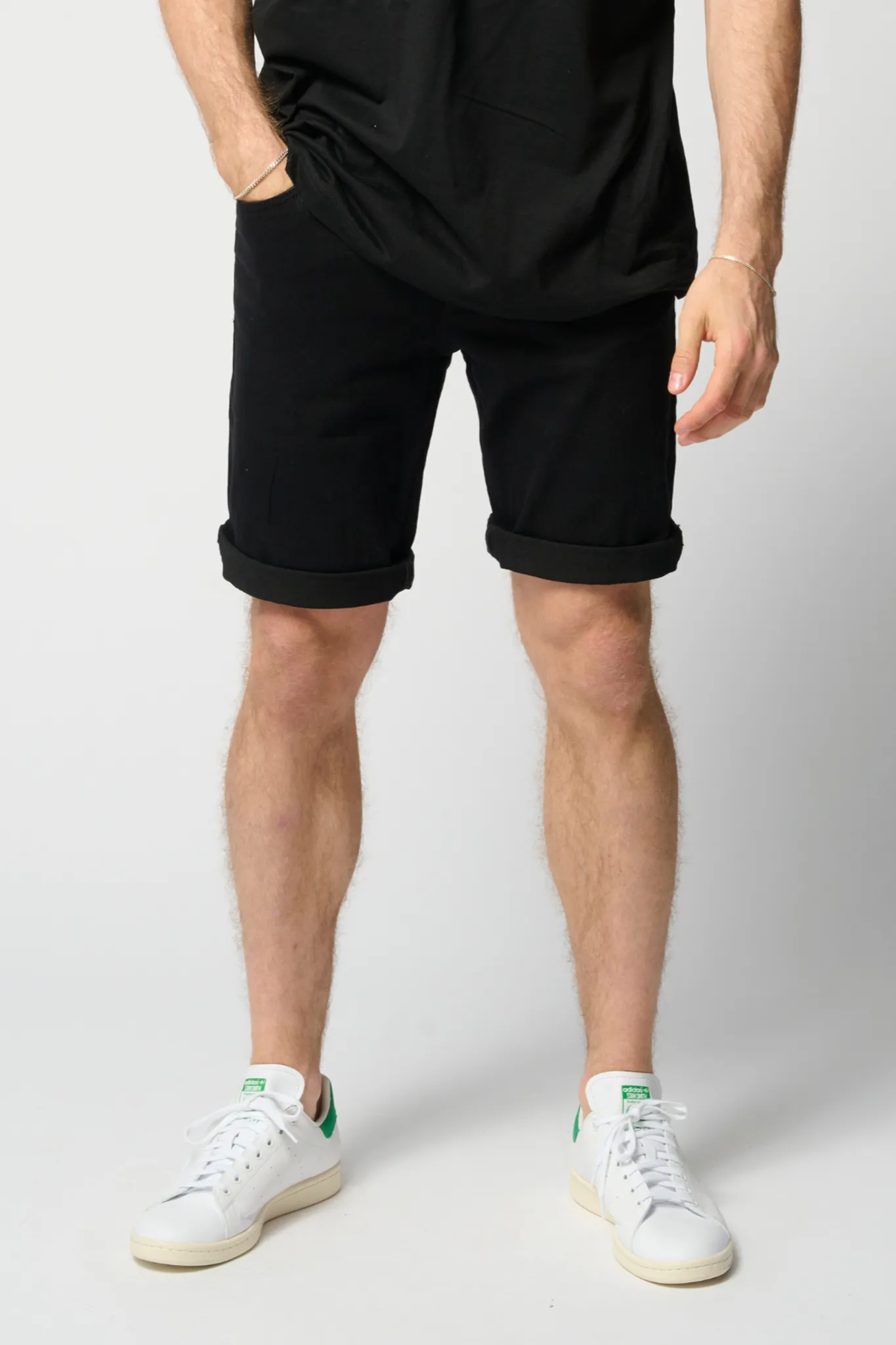 De Originale Performance Denim Shorts - Jet Black