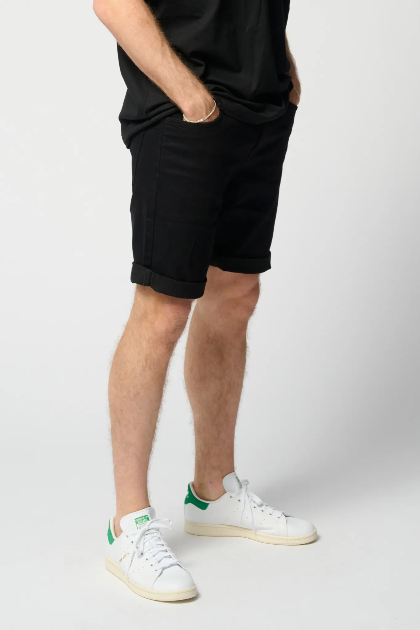 De Originale Performance Denim Shorts - Jet Black