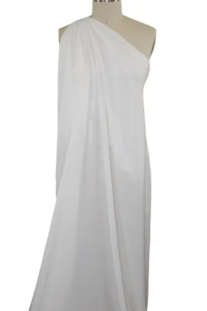 Gauzy Stretch Rayon Crepe - Slightly Off-White