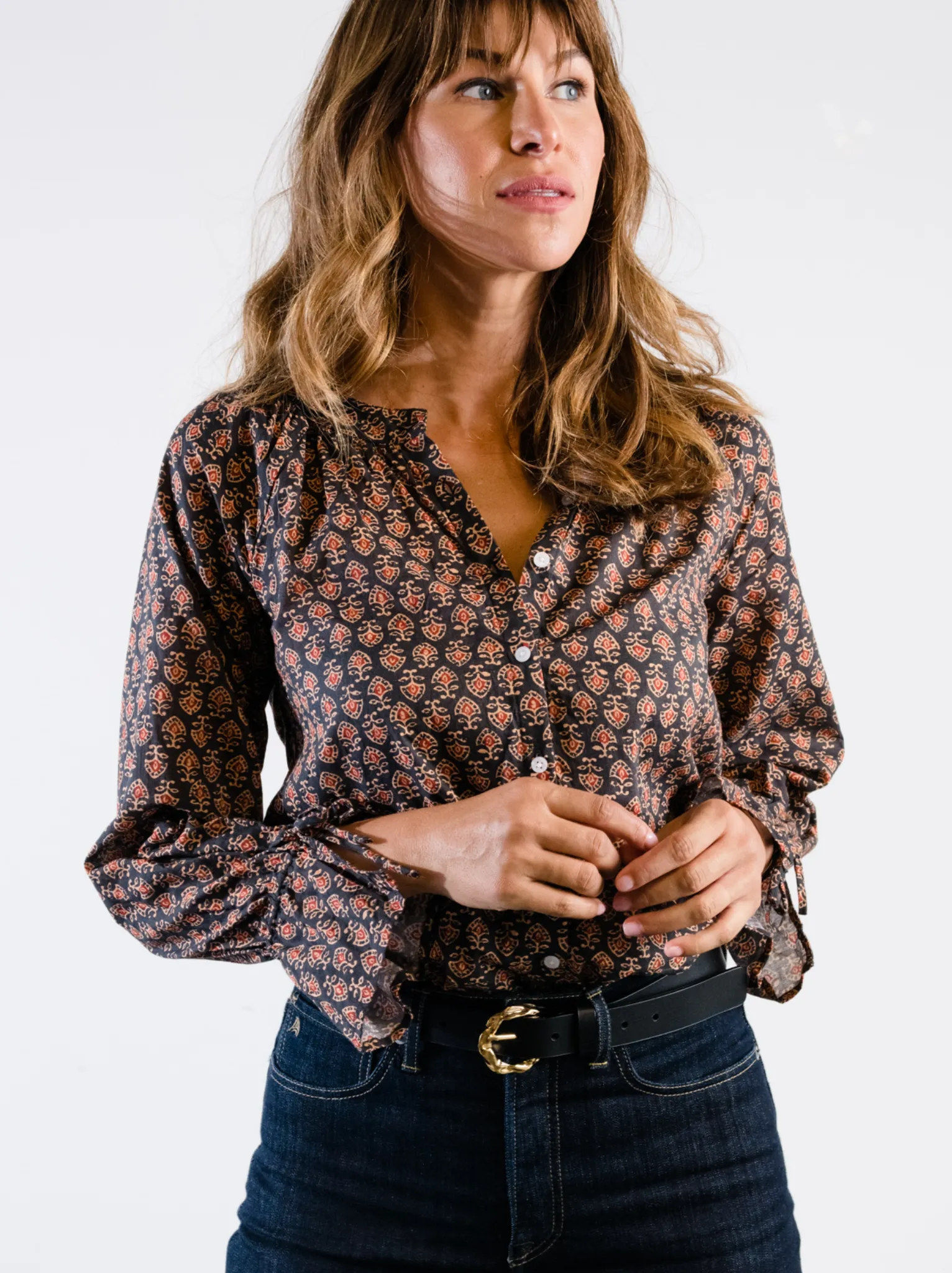 Kristen Button Down Blouse