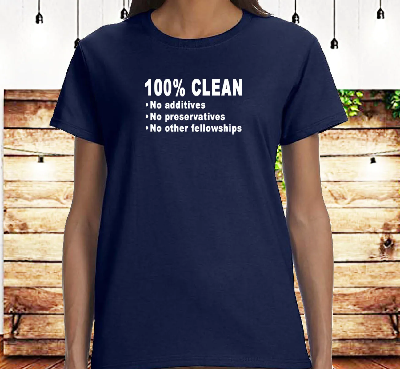 ldTs- 100% Clean - Ladies T's