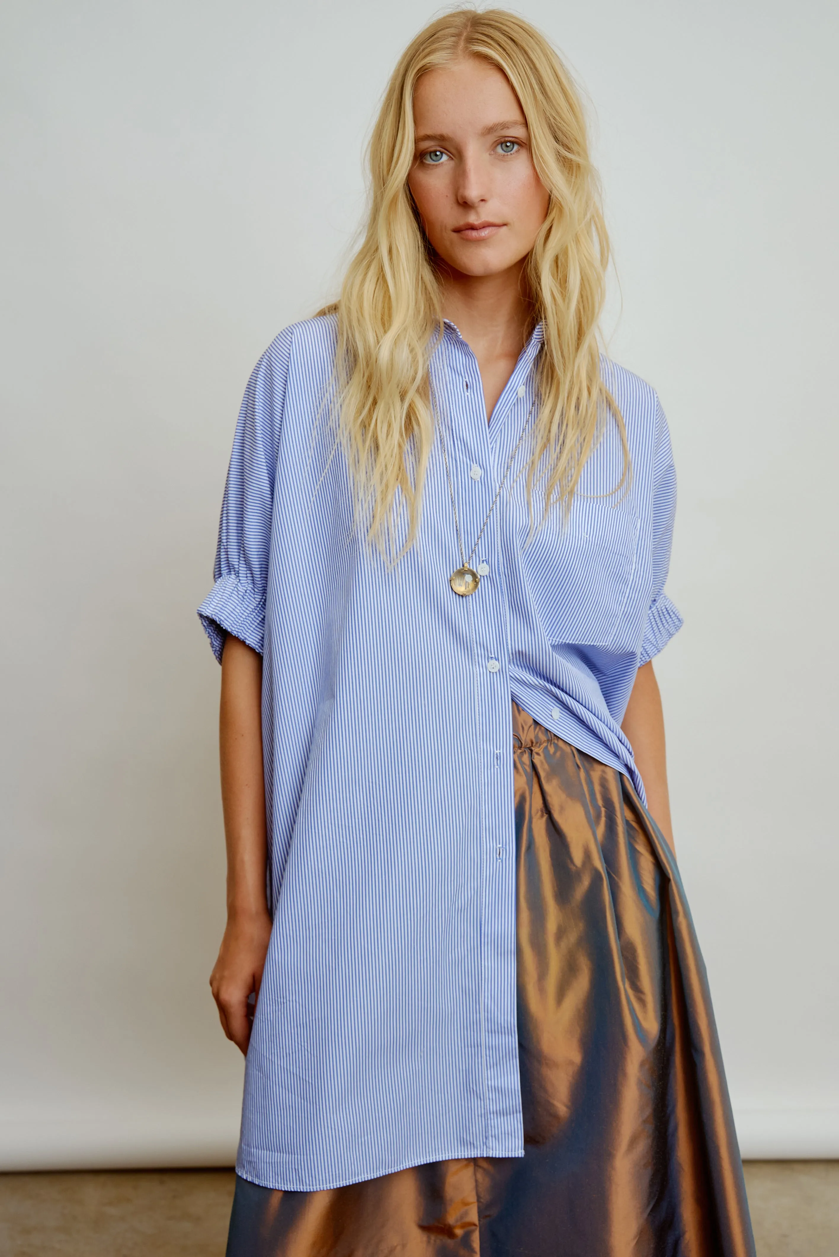 LE SHIRT | blue stripe