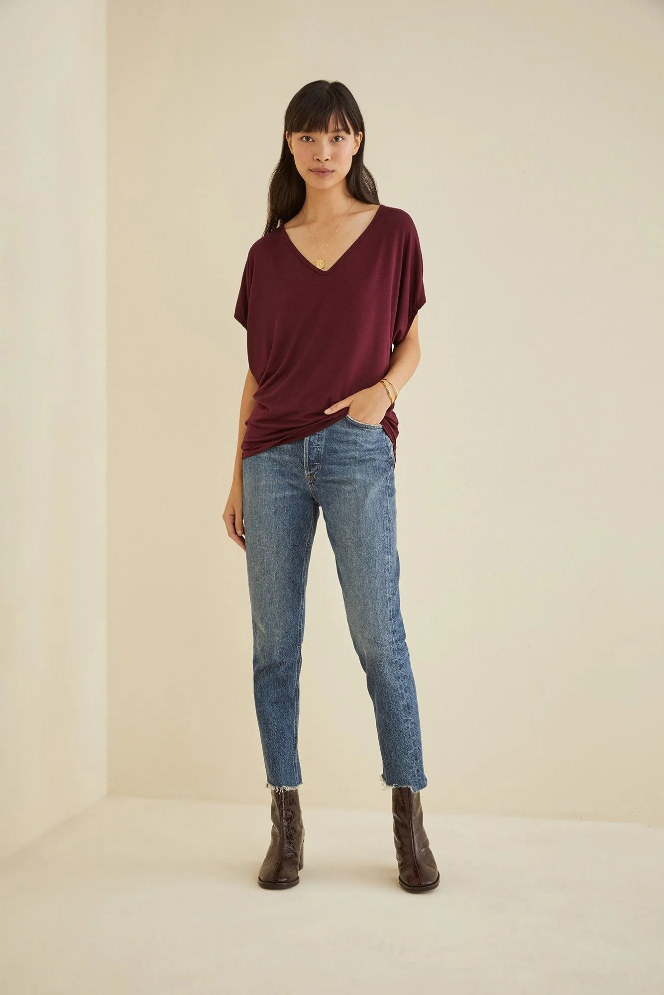 Mayr Softest V-Neck Tee