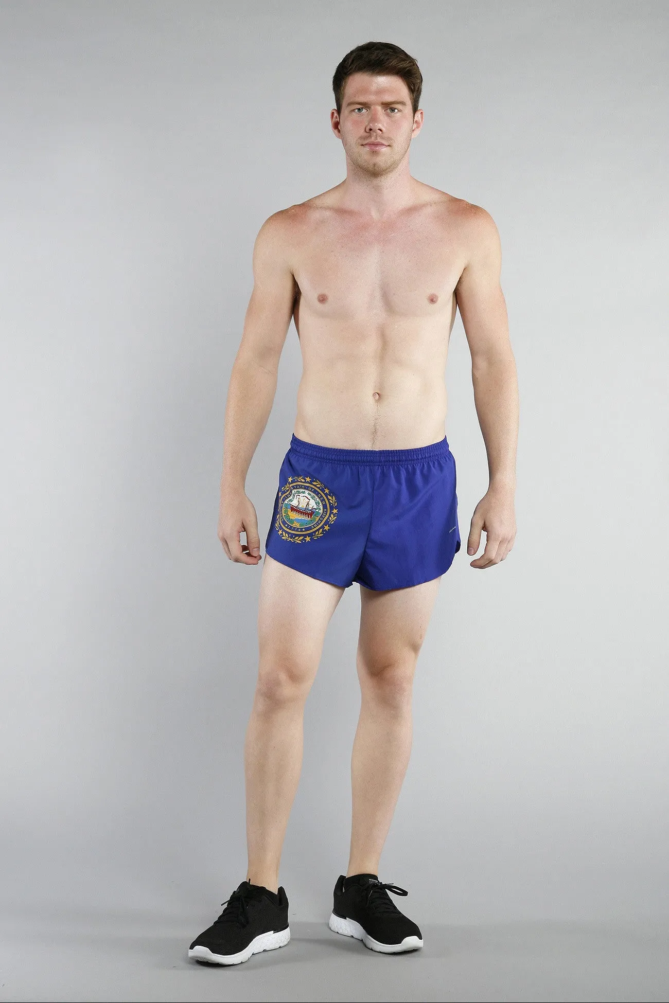 Men's 1" Elite Split Shorts- New Hampshire