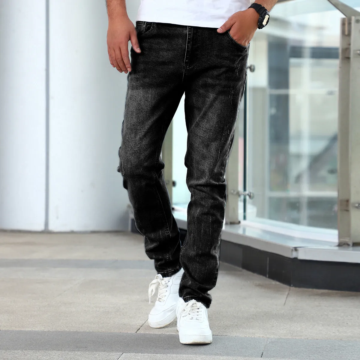 Men's Classic Slim Fit Stretch Jeans