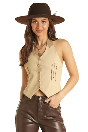 Panhandle Slim Women's West Desperado Embroidered Vest