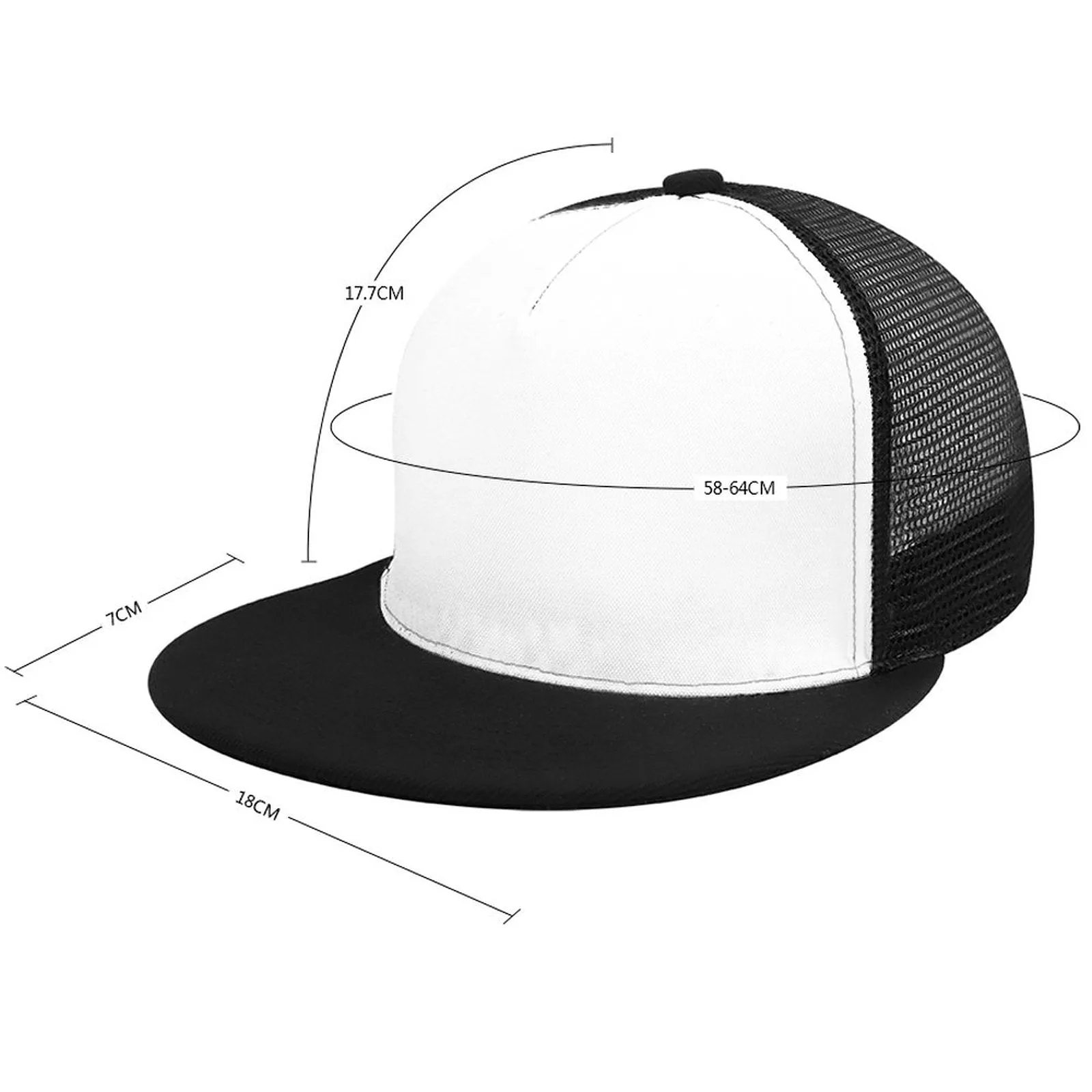 Personalize Your Own Flat Brim Trucker Cap