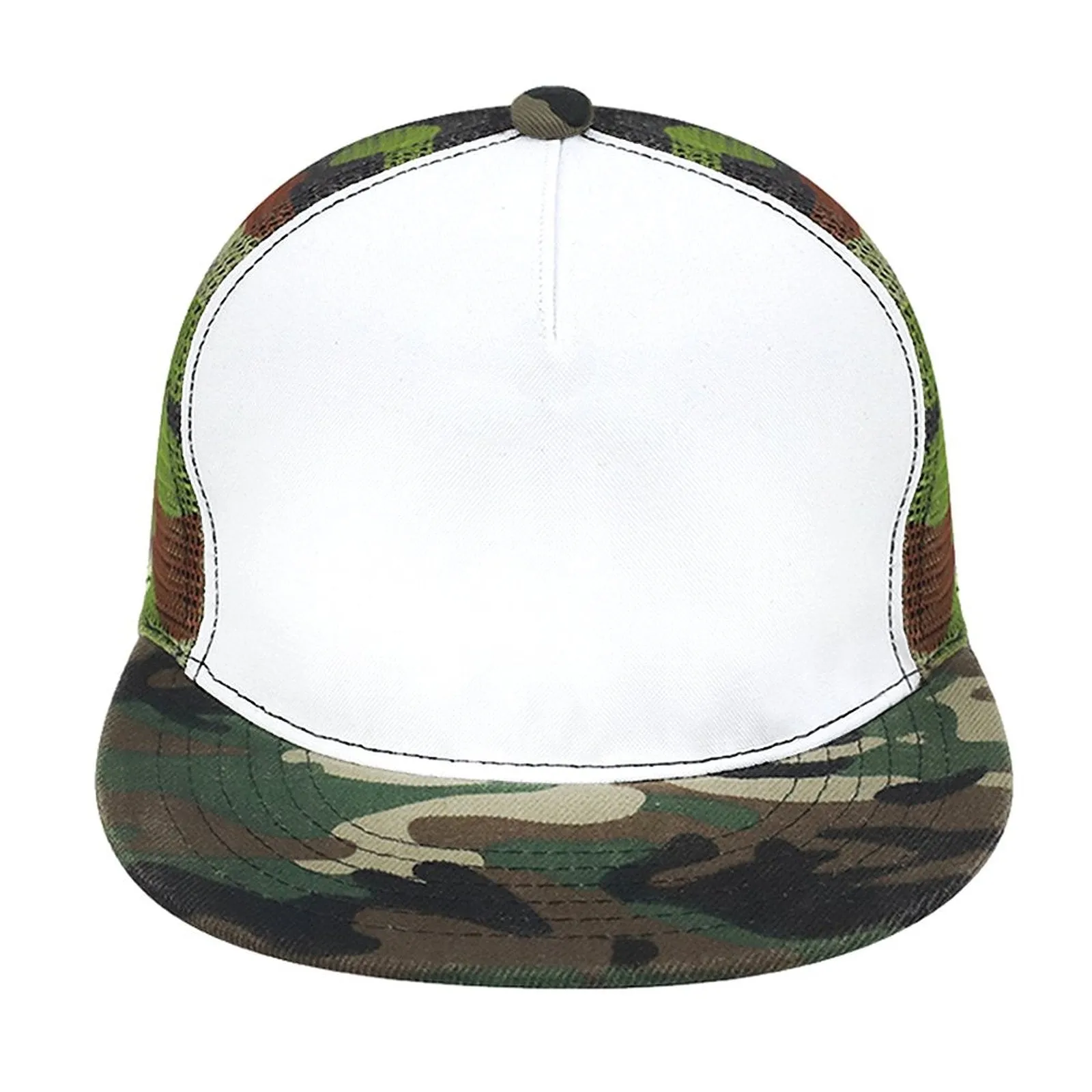 Personalize Your Own Flat Brim Trucker Cap