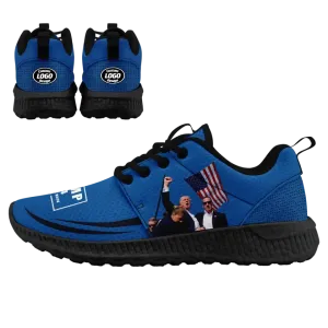 Personalized Trump Sneakers, Custom Shooting Event Shoes, Durable Walking Shoes, Support for Trump