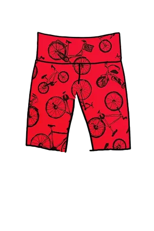 Shorts Red Bicycles