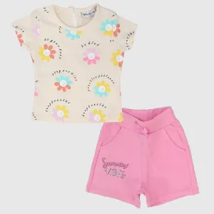 Smiling Daisies 2-Piece Outfit Set