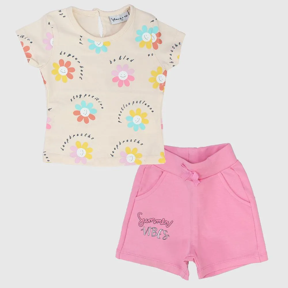 Smiling Daisies 2-Piece Outfit Set