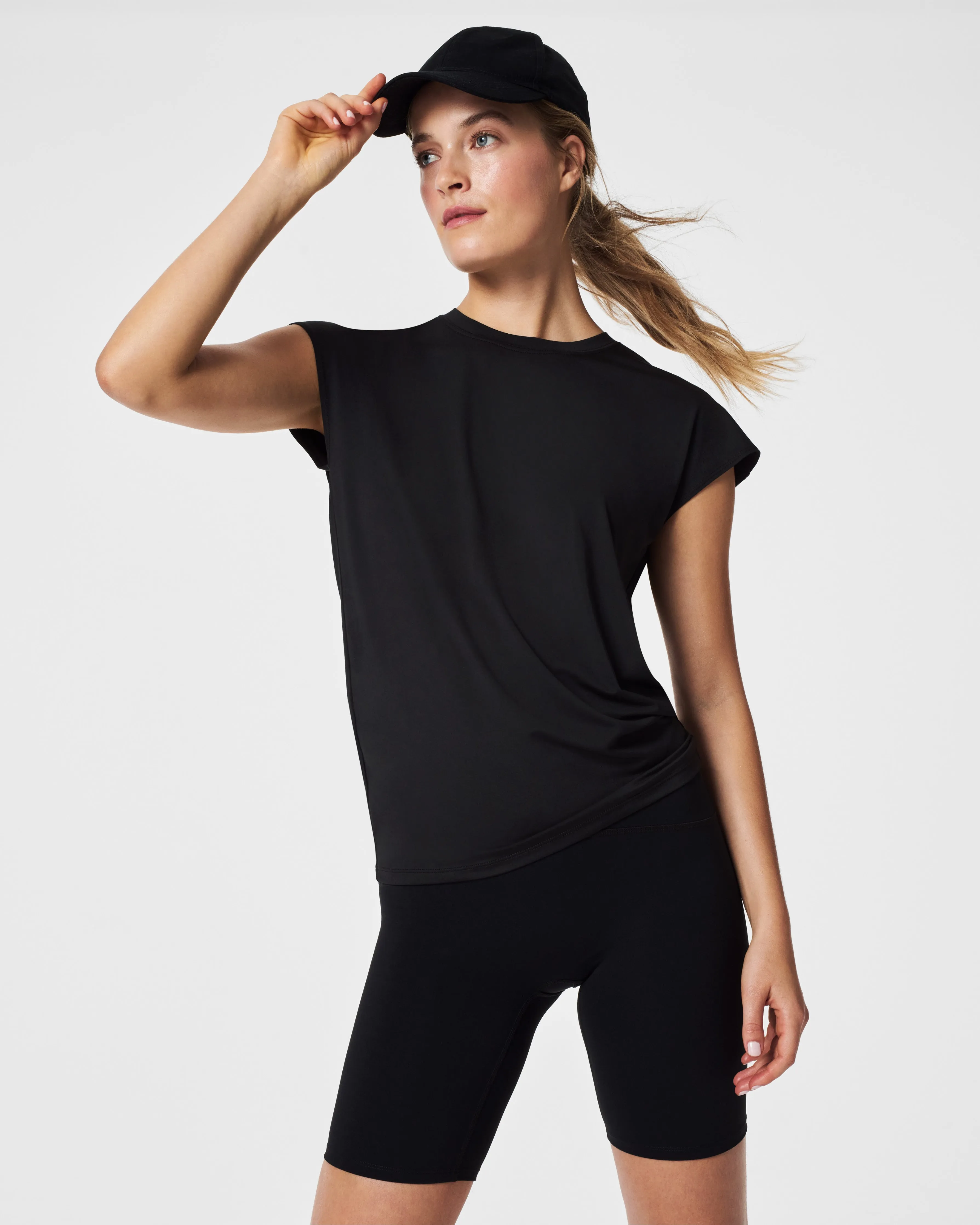 SPANX® Butter Cap-Sleeve Tee