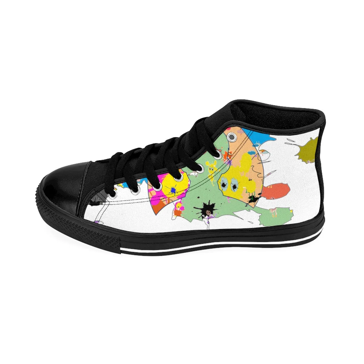 Splatters  Men's High-top Sneakers