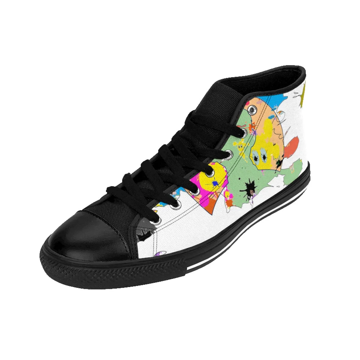 Splatters  Men's High-top Sneakers