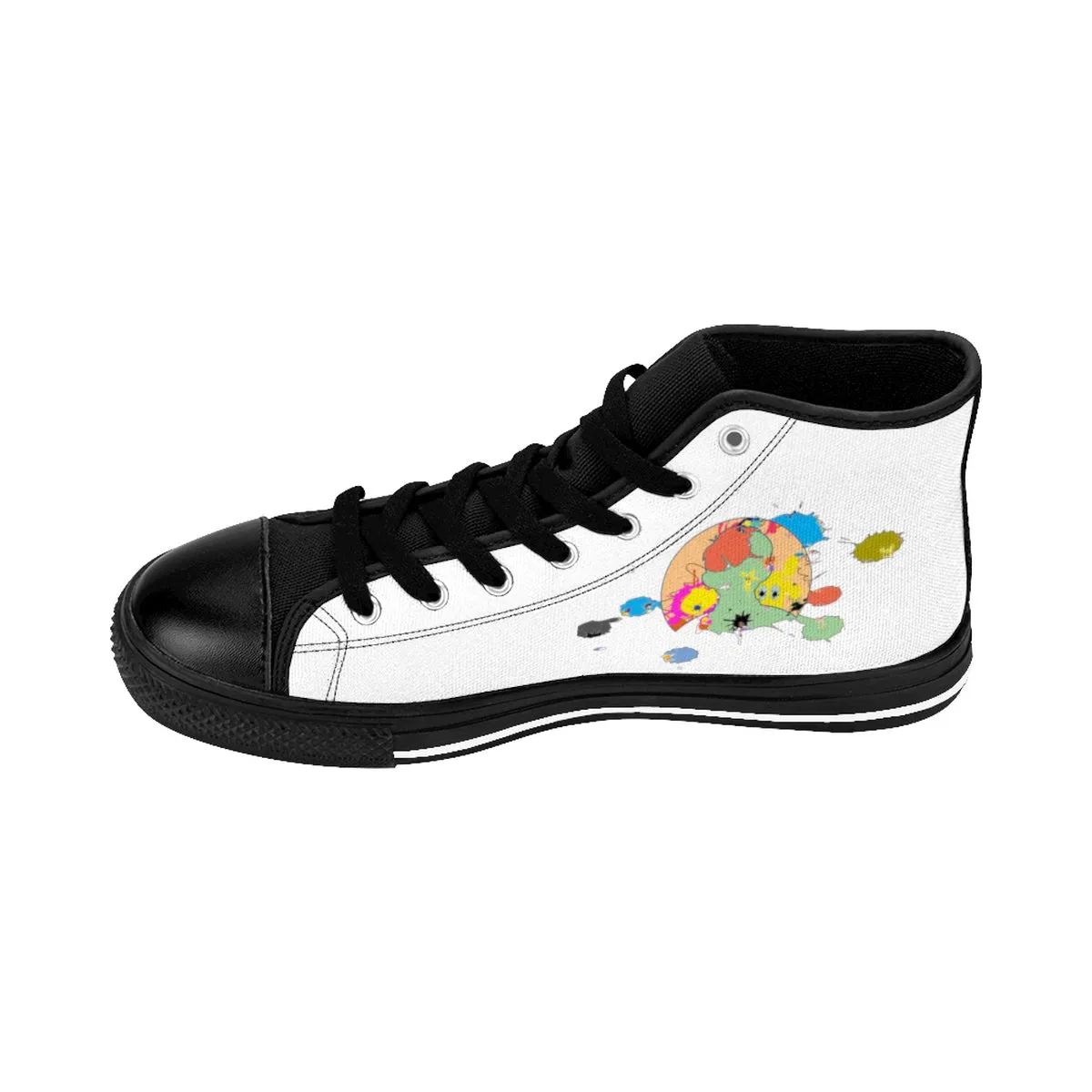 Splatters  Men's High-top Sneakers