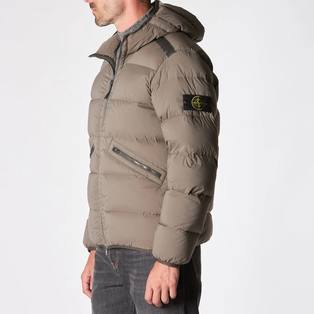 STONE ISLAND DOWN JACKETS 811543128 V0075 BROWN