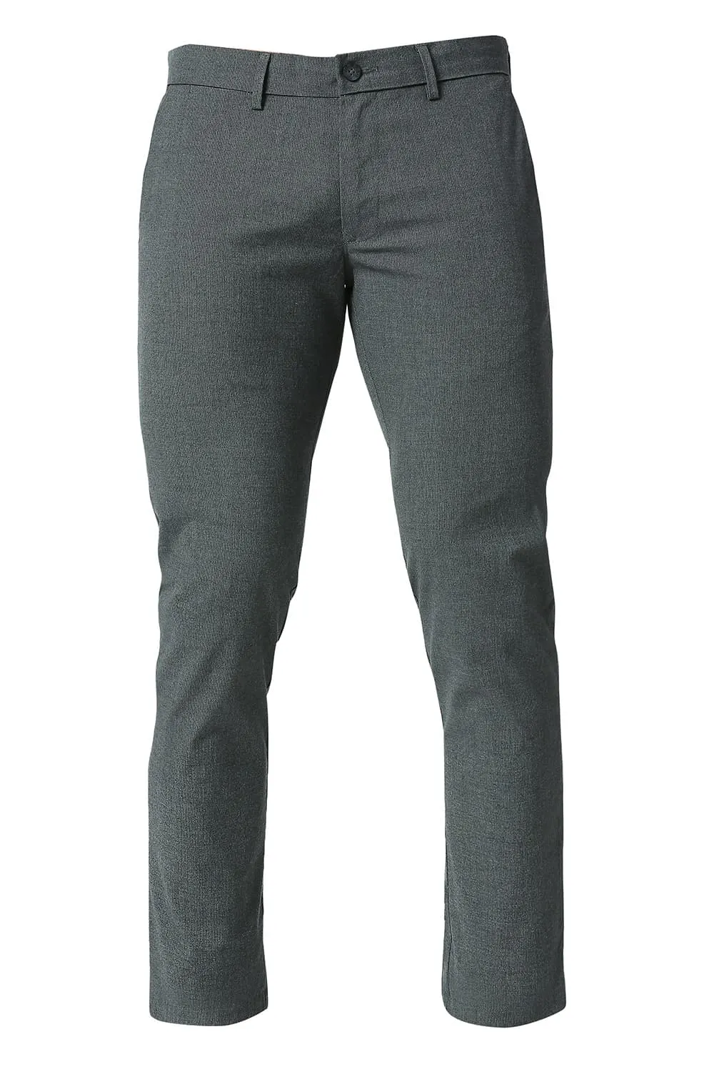 Tapered Fit Cotton Polyester Stretch Trousers