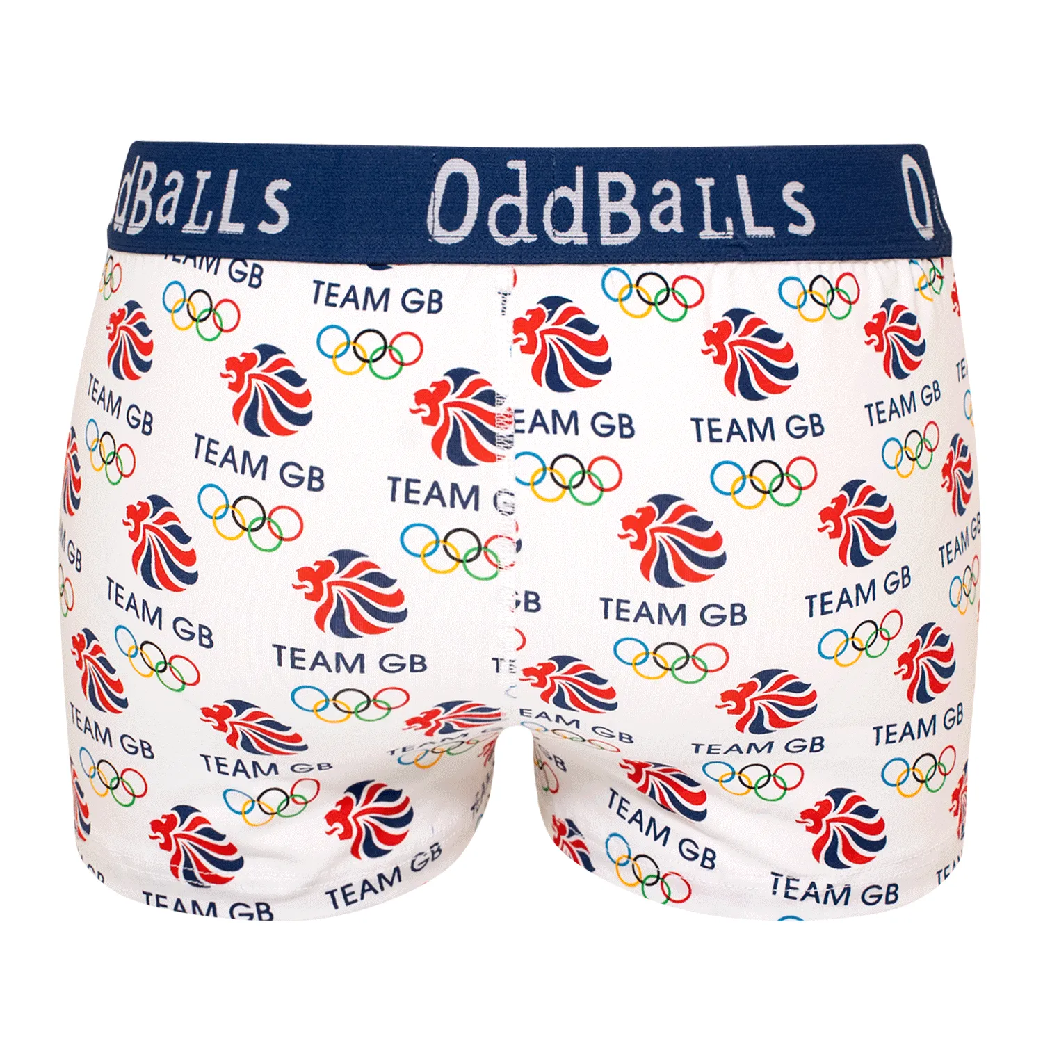 Team GB White Women's Boxer Shorts