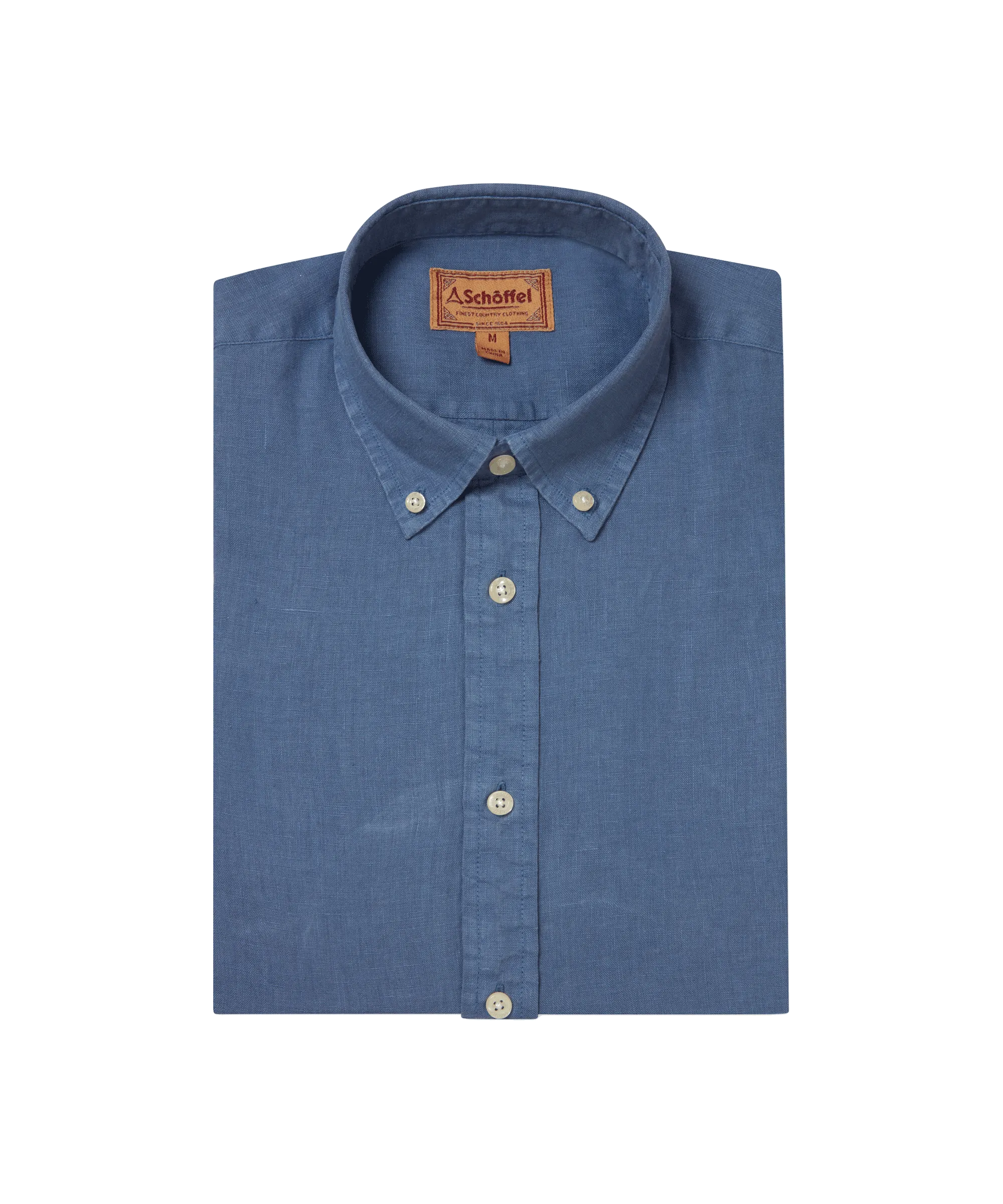 Walsingham Linen Shirt - French Navy