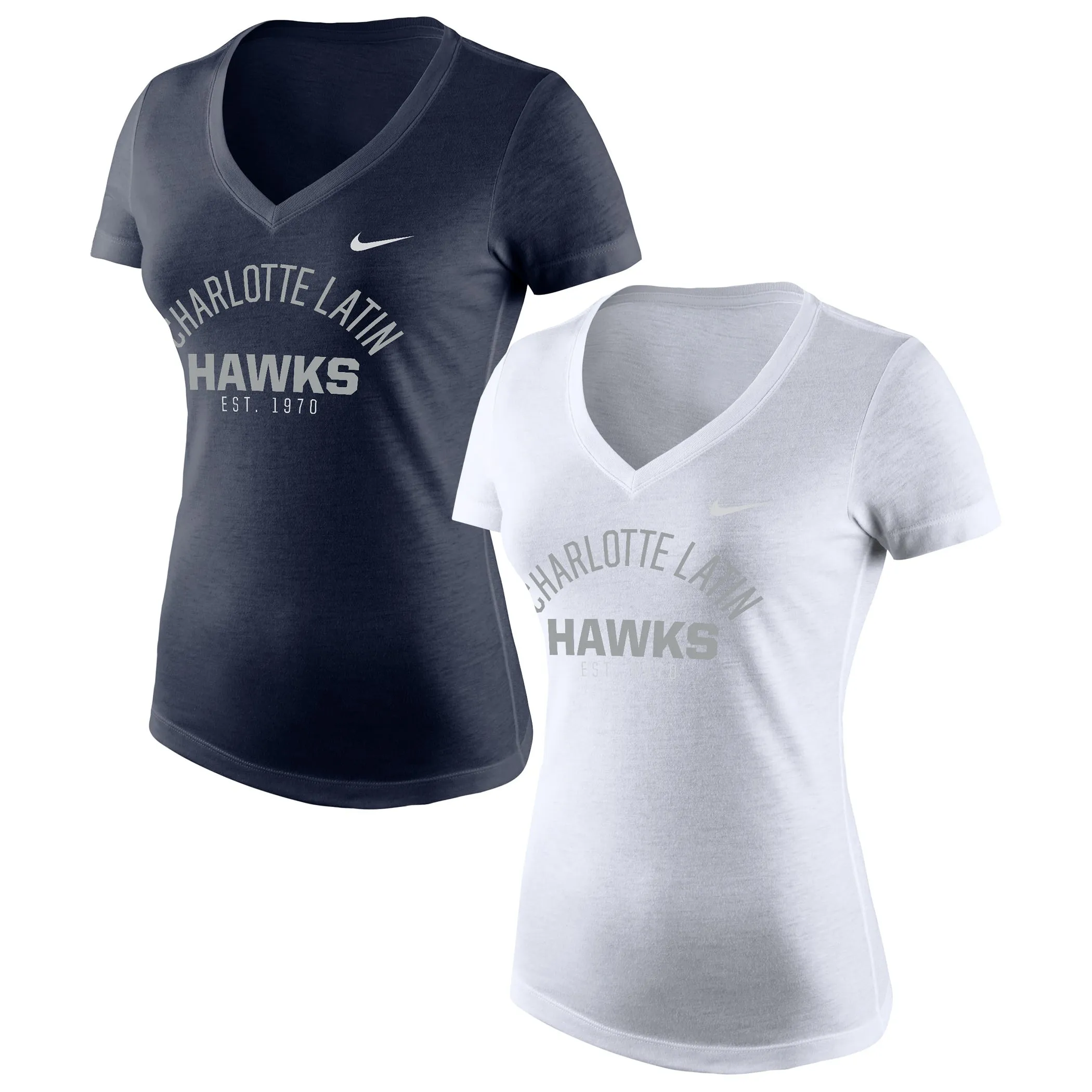 Women's Nike Tri-Blend Mid V Tee